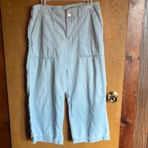 Seven7 Wide Led Light Blue Jeans Size 8